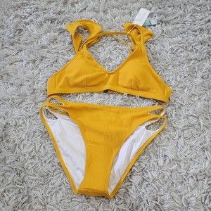 Yellow Bikini set nwt